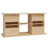 vidaXL Support d'aquarium Ch&ecirc;ne Sonoma 121x41x58 cm Bois d'ing&eacute;nierie
