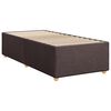 vidaXL Sommier &agrave; lattes de lit avec matelas Marron fonc&eacute; 90x190 cm