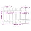 vidaXL Cl&ocirc;ture en lattes 180x100 cm Bois de pin impr&eacute;gn&eacute; massif