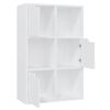 vidaXL Biblioth&egrave;que Blanc 60x27,5x88 cm Bois d'ing&eacute;nierie