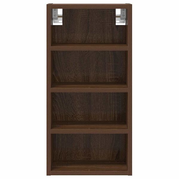 vidaXL Armoire suspendue "Riga" Chêne brun 30 x 29,5 x 60 cm Bois d'ingénierie