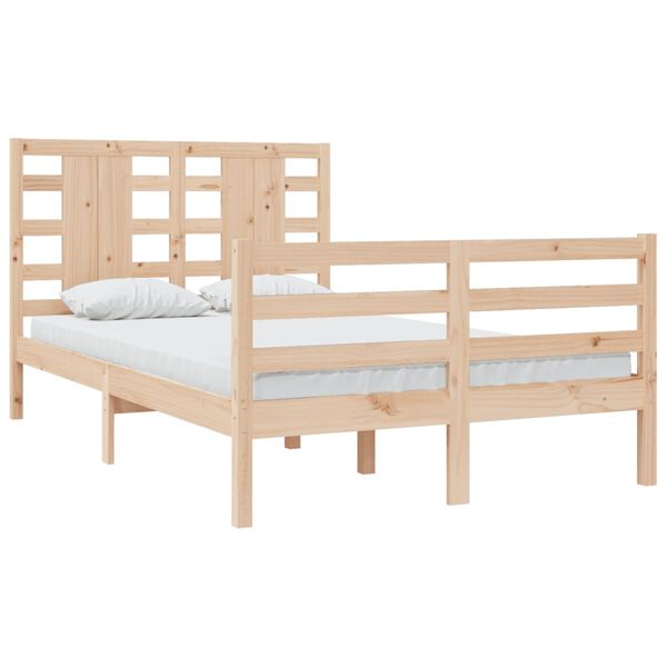 vidaXL Cadre de lit sans matelas 120x200 cm bois de pin massif