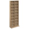 vidaXL Meuble CD Ch&ecirc;ne artisanal 65 x 23,5 x 175 cm Bois d'ing&eacute;nierie