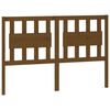 vidaXL Tête de lit Marron miel 145,5x4x100 cm Bois massif de pin