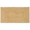 vidaXL Tapis de zone Beige 100 x 200 cm Jute