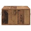 vidaXL Cabinet de chevet mural Bois Ancien 35 x 35 x 20 cm