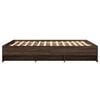 vidaXL Cadre de lit sans matelas ch&ecirc;ne marron 160x200 cm