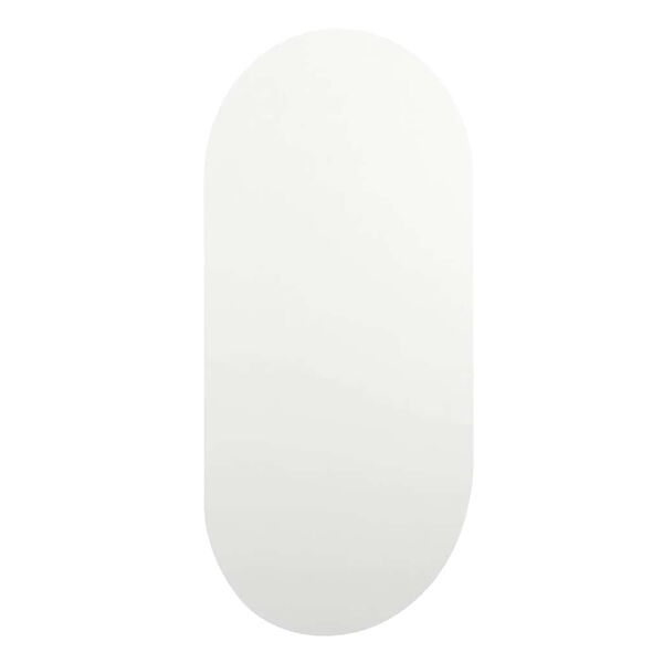 vidaXL Miroir avec &eacute;clairage LED 80x40 cm Verre Ovale