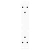vidaXL Pieds de table basse en forme de V, 2 pi&egrave;ces, blanc, 30 x (30-31,3) cm, acier