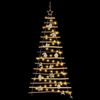 vidaXL Sapin de No&euml;l avec 80 LED Naturel 150 cm fr&ecirc;ne massif