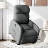 vidaXL Fauteuil inclinable Gris fonc&eacute; Tissu