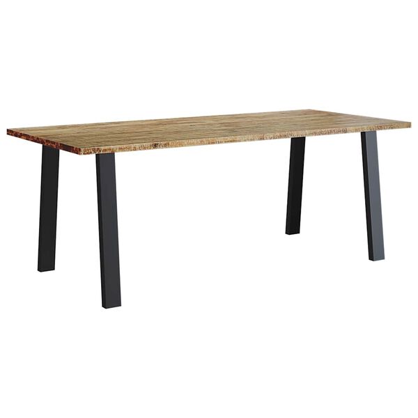 vidaXL Table à manger 200x90x75 cm bois d'acacia solide