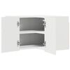 vidaXL Armoire de cuisine Blanc brillant 57 x 57 x 40 cm