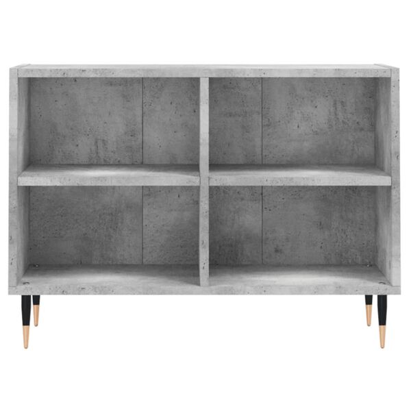 vidaXL Meuble TV gris b&eacute;ton 69,5x30x50 cm bois d'ing&eacute;nierie