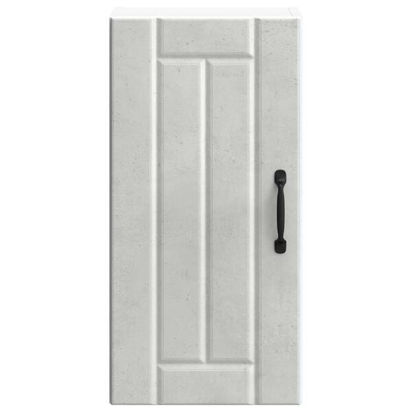 vidaXL Armoire murale de cuisine Lucca gris b&eacute;ton bois ing&eacute;nierie