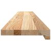 vidaXL Appuis de fenêtre 2 pcs non traité 120x20x2cm bois chêne massif