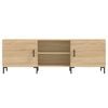 vidaXL Meuble TV chêne sonoma 150x30x50 cm bois d'ingénierie