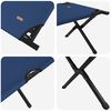 vidaXL Lit de camping pliant 2 pcs Bleu 210 x 80 x 46 cm Tissu Oxford