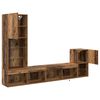 vidaXL Meubles TV muraux Montage mural Bois Ancien Bois d'ing&eacute;nierie