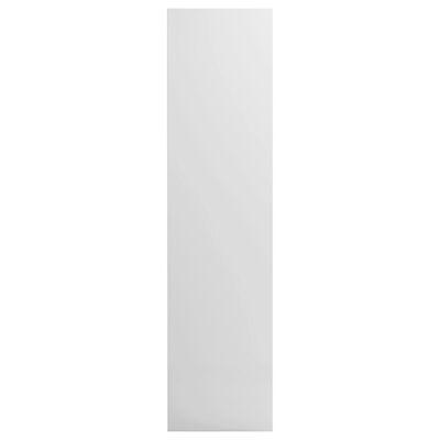 vidaXL Garde-robe Blanc brillant 50 x 50 x 200 cm Aggloméré