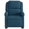 vidaXL Fauteuil de massage inclinable Bleu Velours
