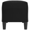 vidaXL Banc Noir 100x35x41 cm Similicuir