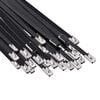 vidaXL Attache de c&acirc;ble 250 pc 4,6 x 200 mm Noir