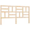vidaXL T&ecirc;te de lit 206x4x104 cm Bois massif de pin