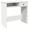 vidaXL Bureau Blanc 80x40x75 cm Bois d'ing&eacute;nierie