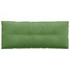 vidaXL Coussin de Dos Vert clair 120 x 50 cm Tissu en velours c&ocirc;tel&eacute;