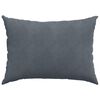 vidaXL Coussins de canapé 2 pcs Gris foncé 70 x 50 cm