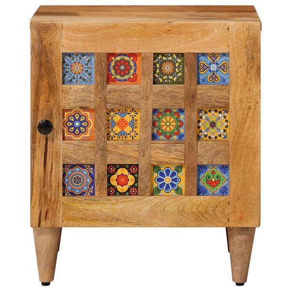 vidaXL Cabinet de chevet Naturel 40 x 33,5 x 46 cm