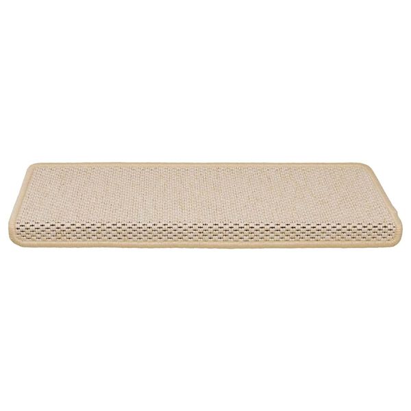 vidaXL Tapis d'escalier autocollants 30 pcs 65x21x4 cm Berber
