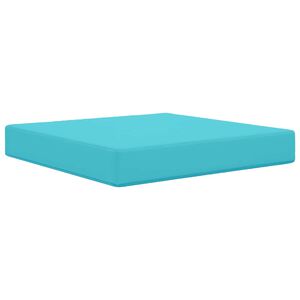 vidaXL Coussin de canap&eacute; d'ext&eacute;rieur Polyester Turquoise 60 x 60 cm