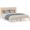 vidaXL Cadre de lit extra long sans matelas 160x220 cm bois massif