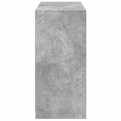 vidaXL Garde-robe gris béton 77x48x102 cm bois d'ingénierie