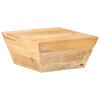 vidaXL Table basse en forme de V 66x66x30 cm Bois de manguier massif