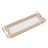 vidaXL Barrière de lit enfant Taupe 102x42 cm Polyester