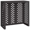 vidaXL Housse de climatiseur Noir 110 x 50 x 105 cm Acier