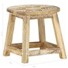 vidaXL Tabouret peint &agrave; la main 38x38x35 cm Bois de manguier solide