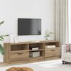vidaXL Meuble TV ch&ecirc;ne artisanal 150x33,5x45 cm bois d'ing&eacute;nierie