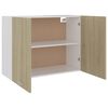 vidaXL Armoire suspendue Chêne sonoma 80x31x60 cm Bois d’ingénierie