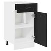 vidaXL Armoire suspendue avec tiroir Ch&ecirc;ne noir 40 x 46 x 81,5 cm