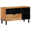 vidaXL Meuble TV Marron 80 x 33 x 46 cm Bois de mangue massif