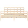 vidaXL Cadre de lit sans matelas 200x200 cm bois massif