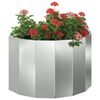 vidaXL Jardinière Argent 60 x 30 x 35 cm Acier galvanisé