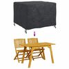 vidaXL Housse pour mobilier d'extérieur Noir 100 x 100 x 70 cm 600D