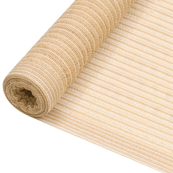 vidaXL Filet brise-vue Beige 2x50 m PEHD 150 g/m&sup2;