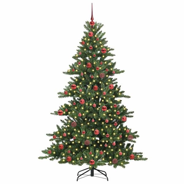 vidaXL Sapin de Noël Artificiel à Branches Articulées 180 cm PVC