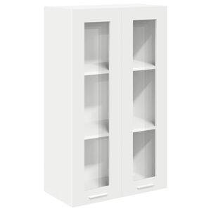 vidaXL Armoire suspendue Blanc 60 x 31 x 100 cm Bois d'ing&eacute;nierie